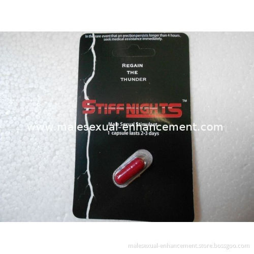 Natural Nutritional Sexual Stiff Nights Male Enhancement Stimulant Capsule, 1 Pill / Pack